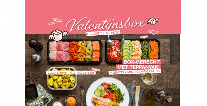 Valentijnsbox met promo