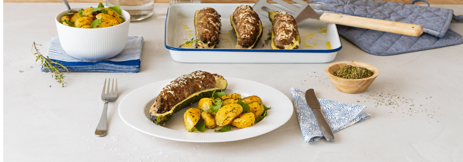 Recept_OpgevuldeCourgetteMetGehakt