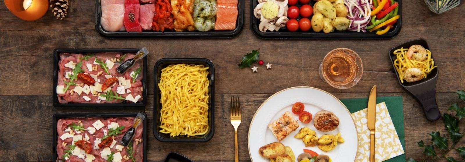Menu met teppanyaki