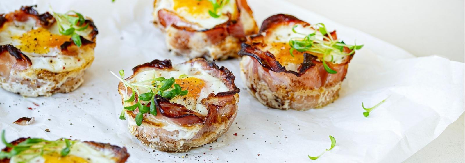 Paasrecept-eimuffin met breugelspek