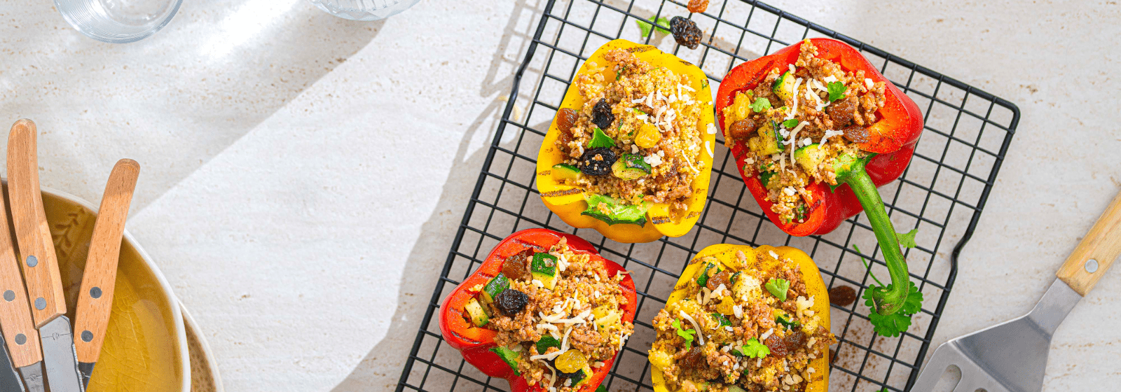 bbq-recept-gevulde-paprika