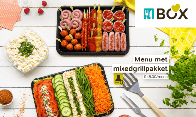 Menu met mixedgrillpakket moederdag