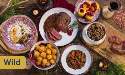 Kerst wild menu