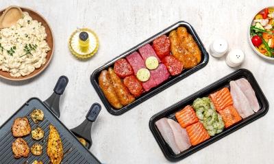 Volk over de vloer-grillschotel-teppanyaki