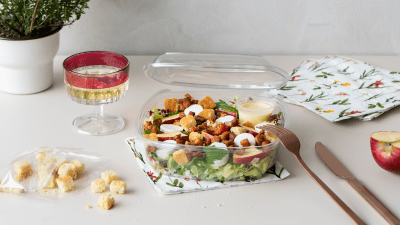 Salade met geitenkaas