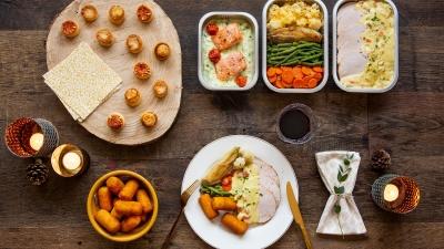 feestmenu met kalkoenfilet