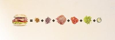 Smoky beenham burger