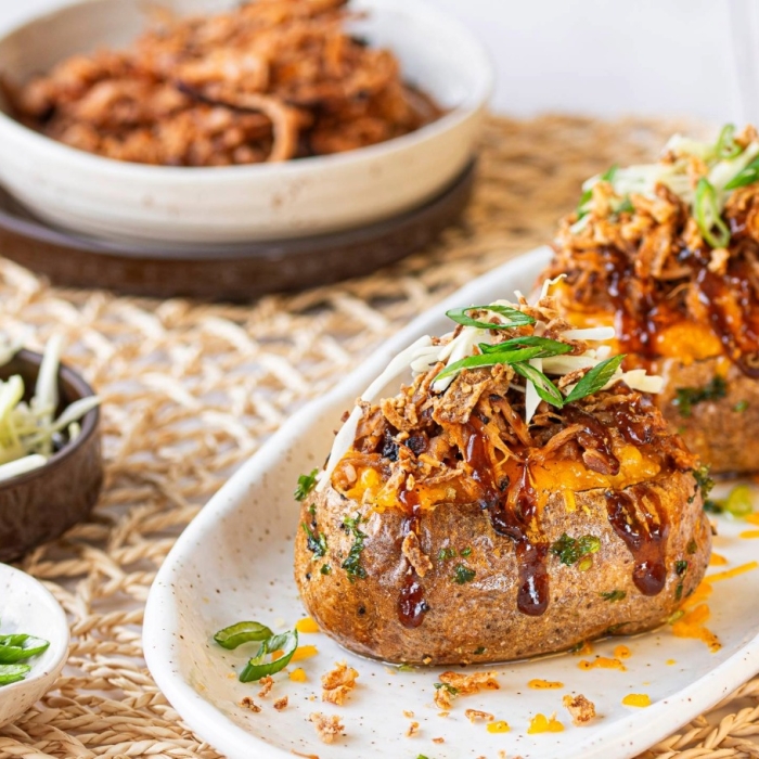 Loaded potato pulled pork