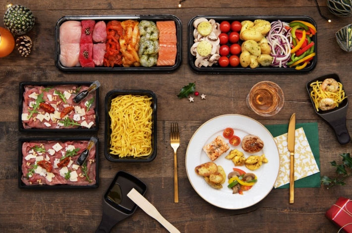 Menu met teppanyaki