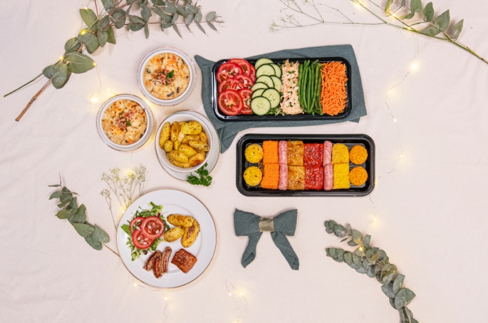 Feestmenu met Gourmet