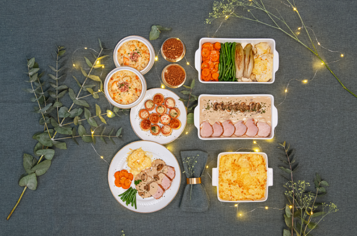 Feestmenu met Varkenshaasje